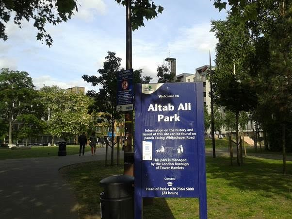 Visit Altab Ali Park as part of London History Day 31 May 2018, 11am & 4pm